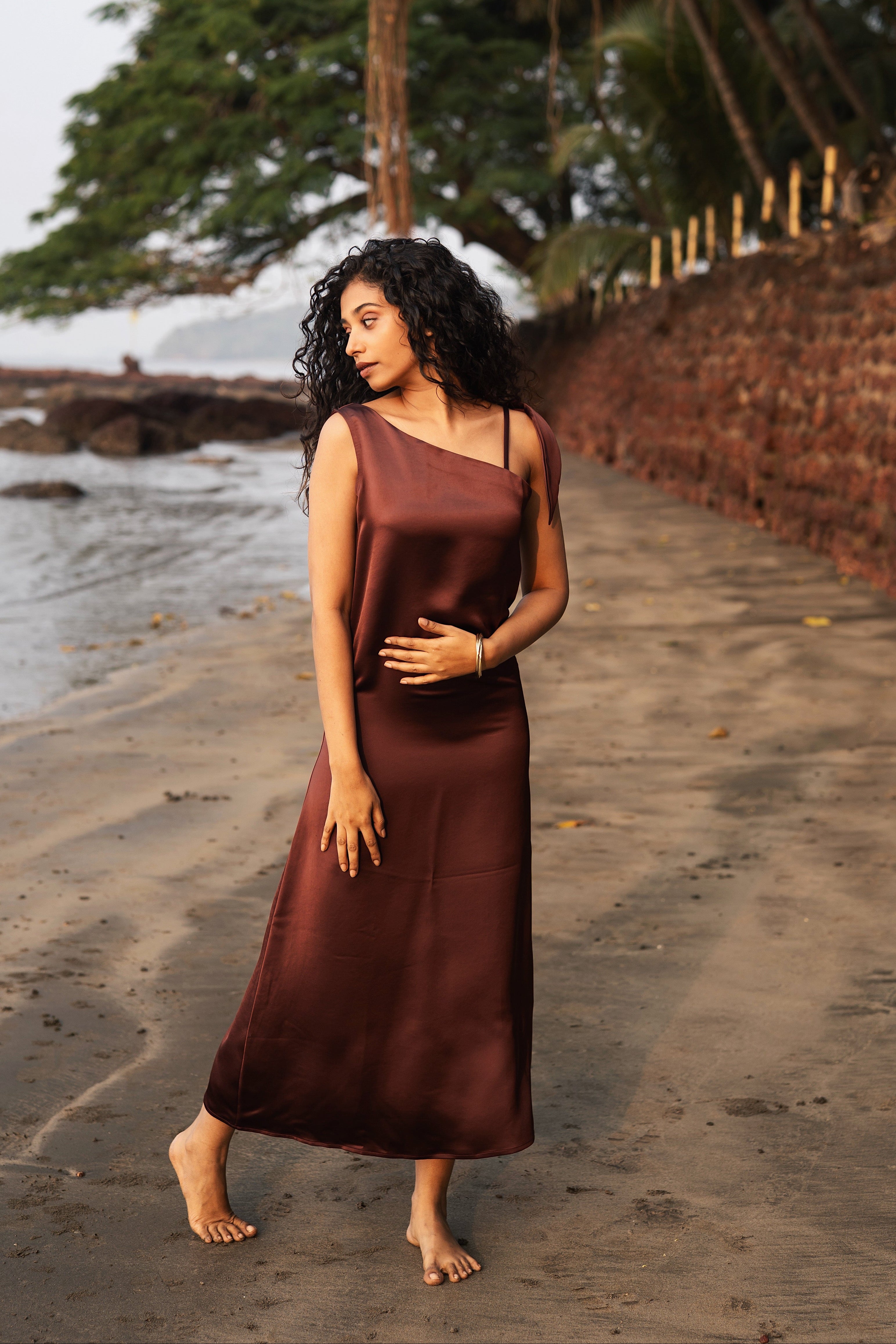 Bettie Dress - Maroon