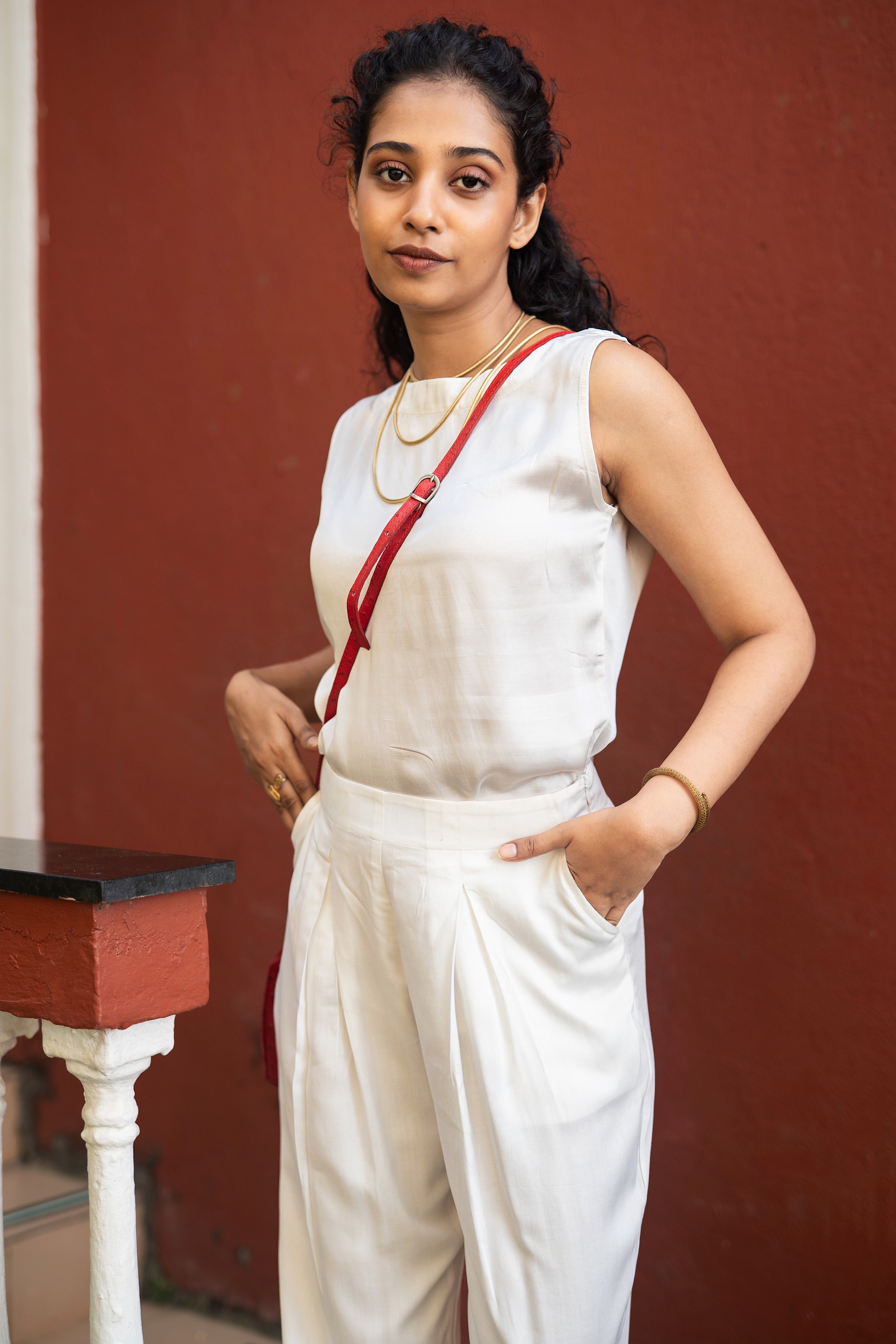 Arlyn Trouser - White