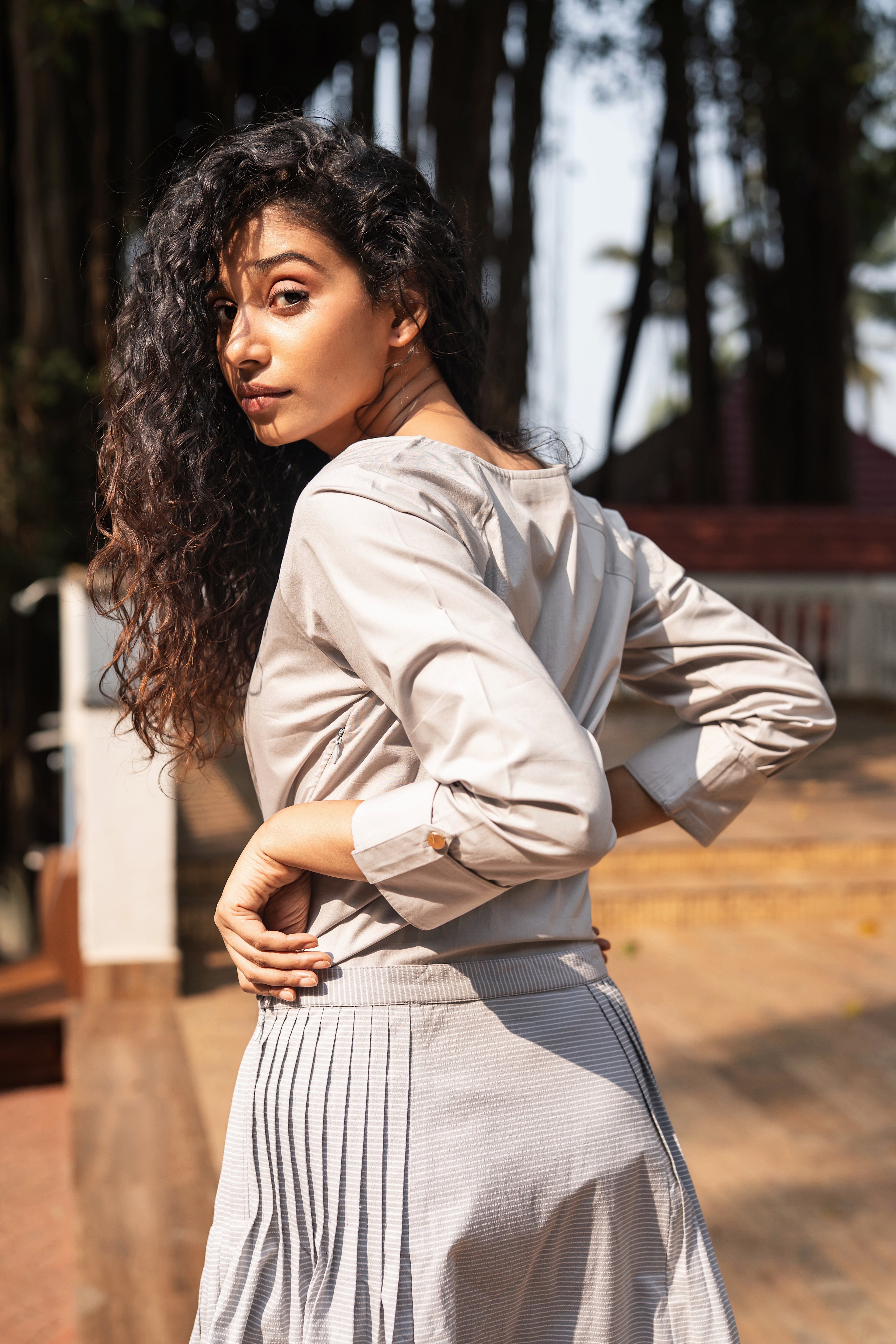 Jackie Skirt - Grey