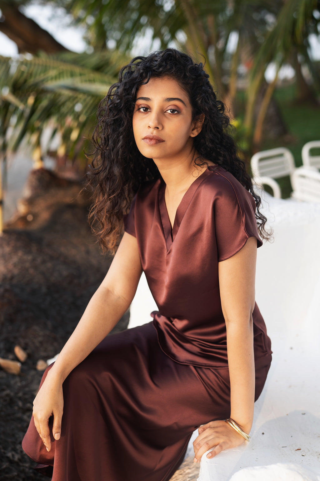 Cathy Top - Maroon
