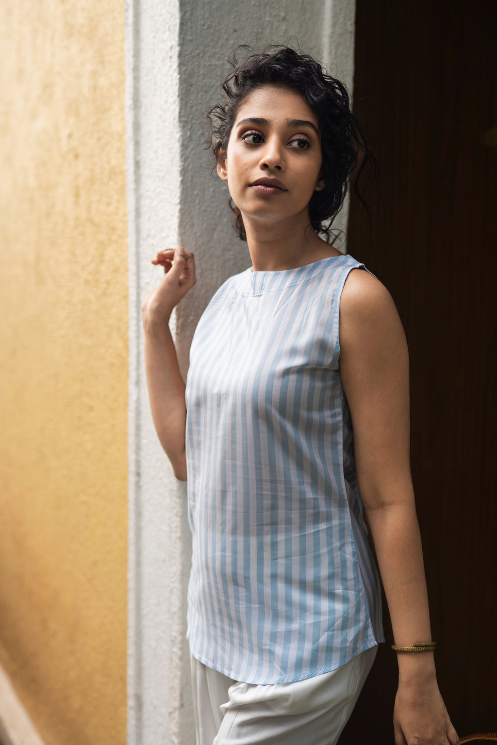 Frannie Top - Blue