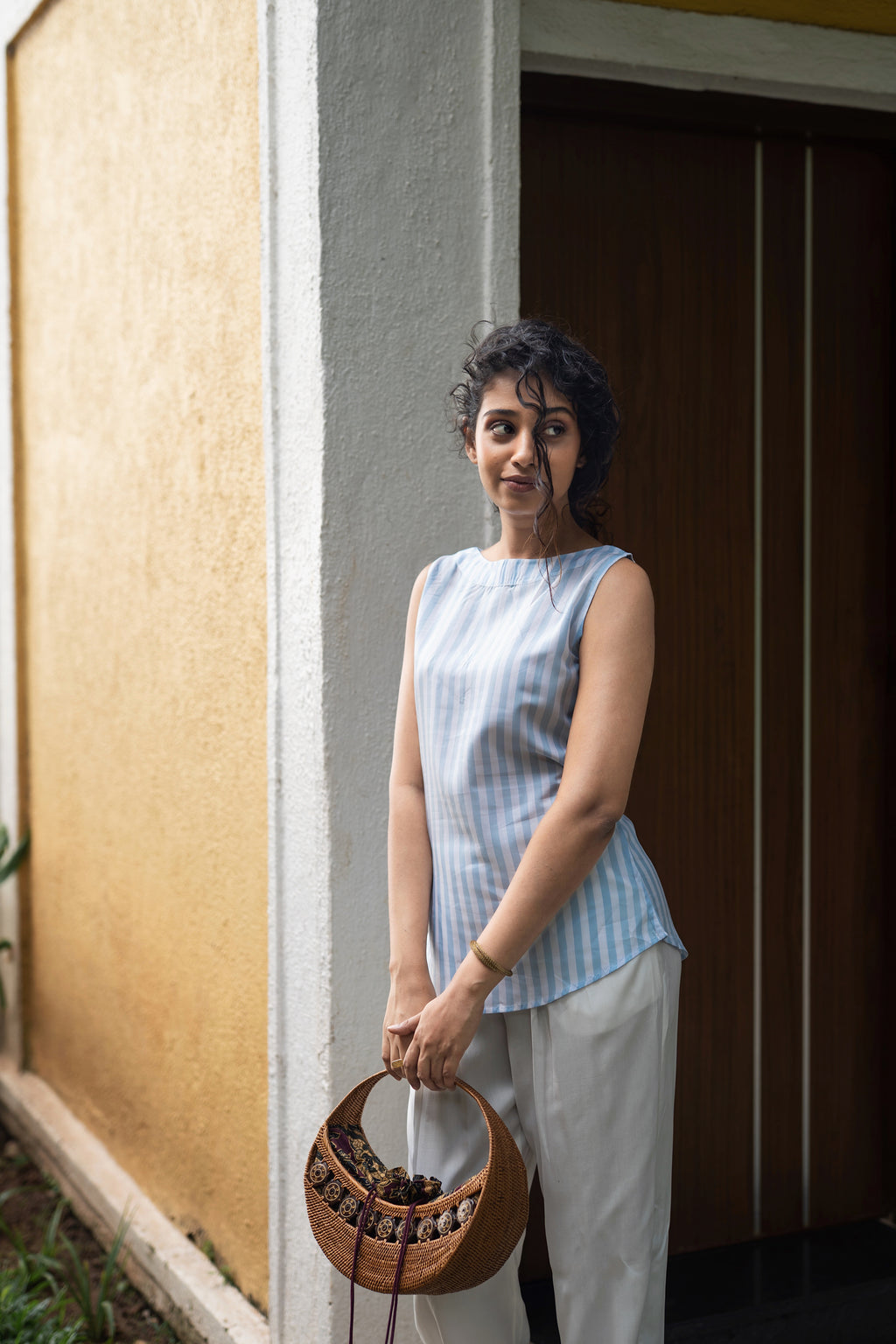Frannie Top - Blue