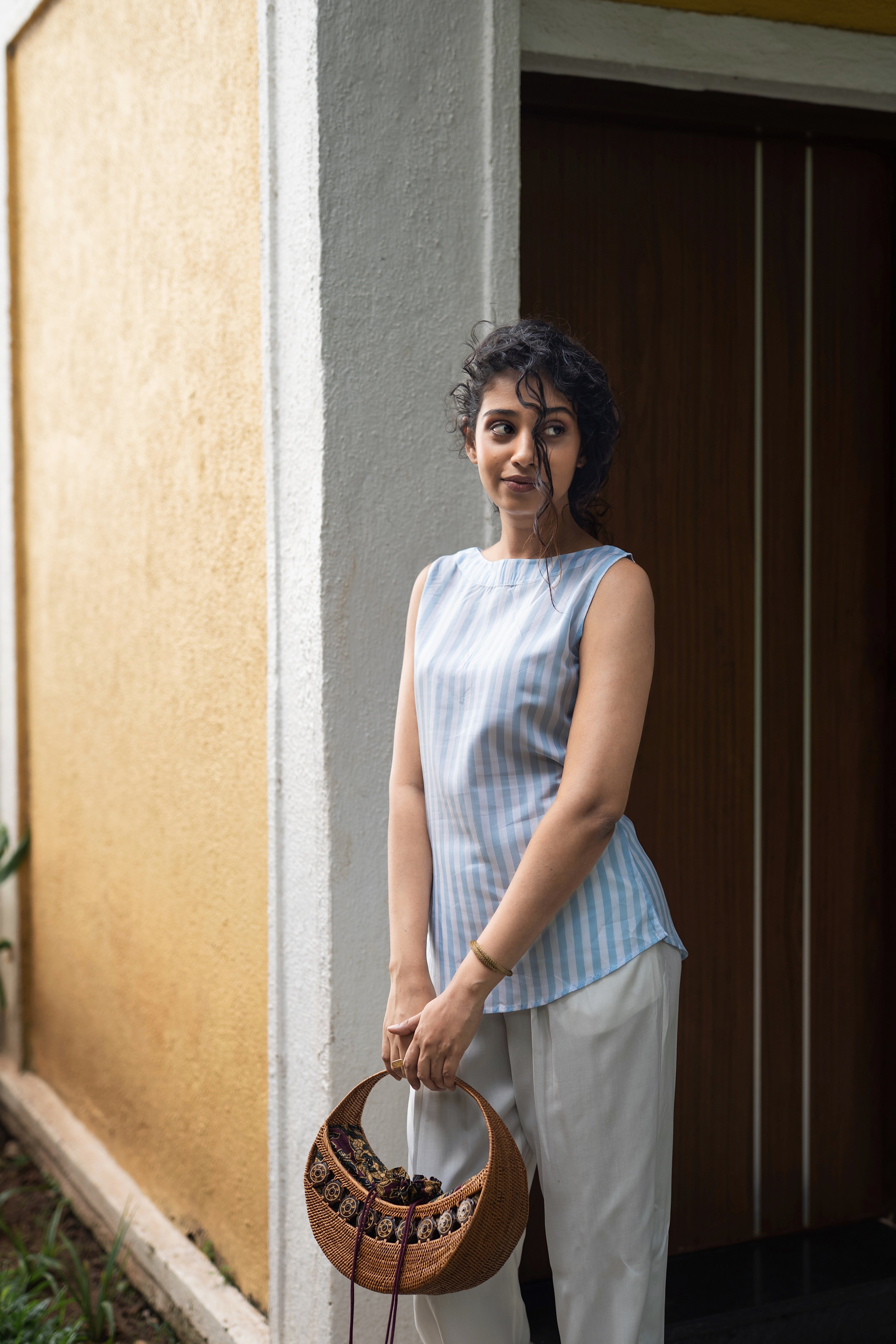 Frannie Top - Blue