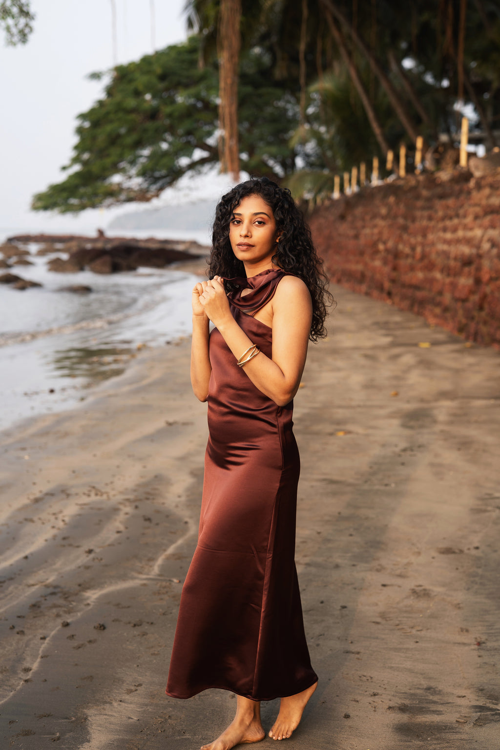 Bettie Dress - Maroon