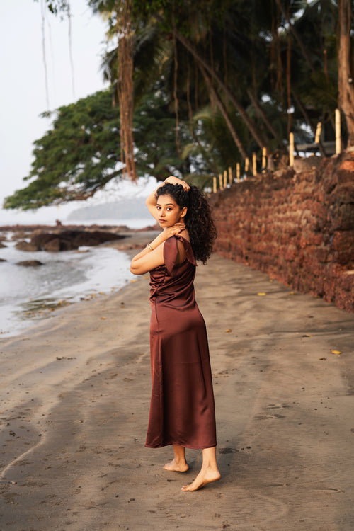 Bettie Dress - Maroon
